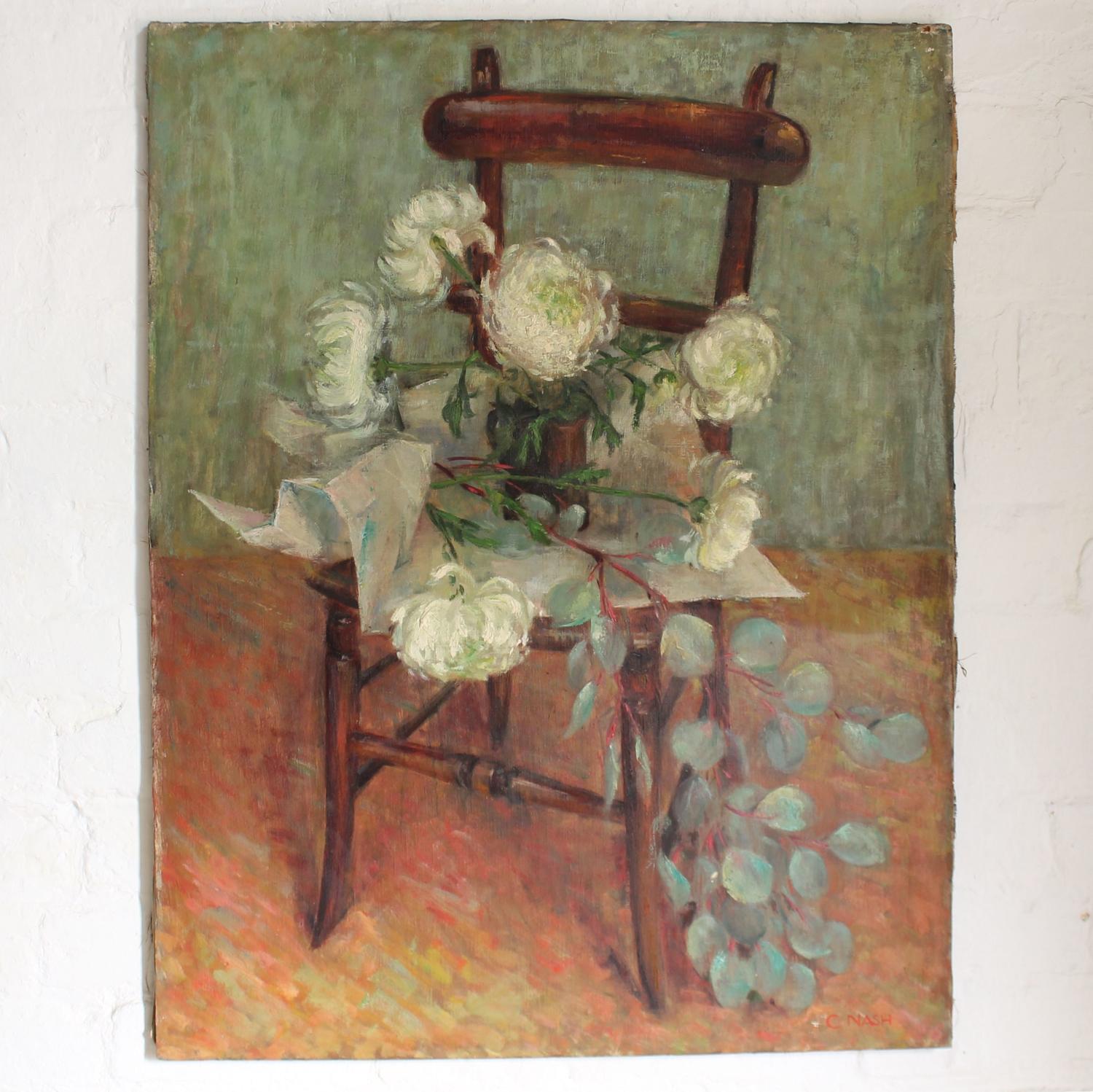 Chair with Flowers