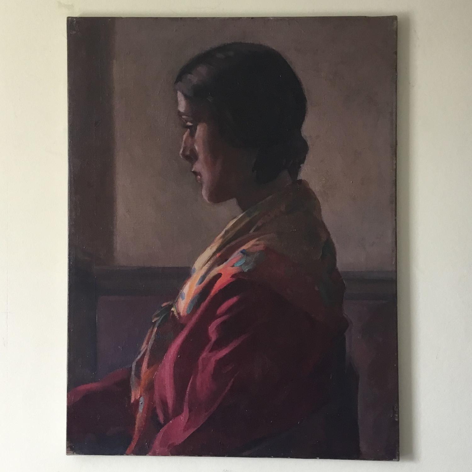 Woman With Red Coat