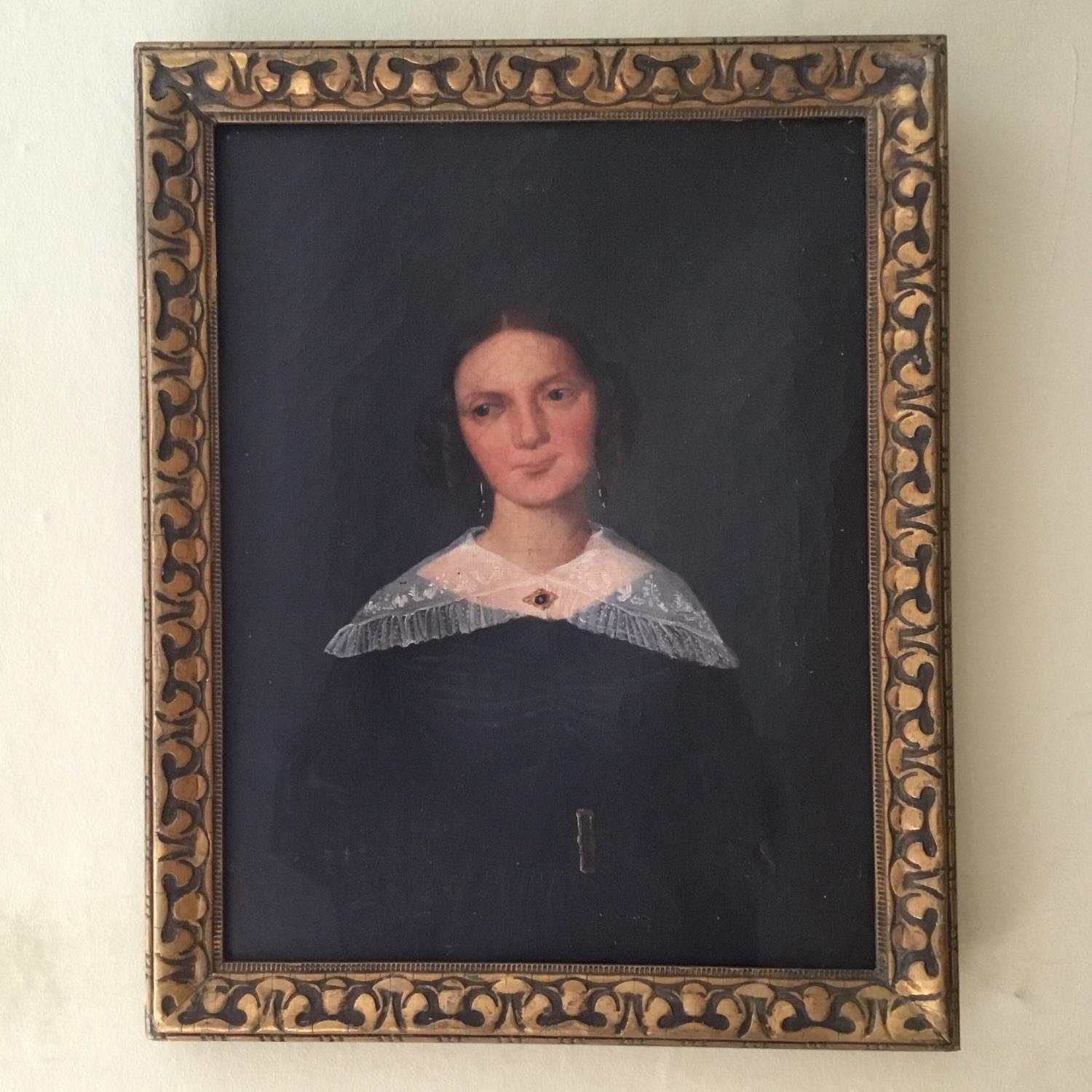 Naive Portrait Of A Young Woman
