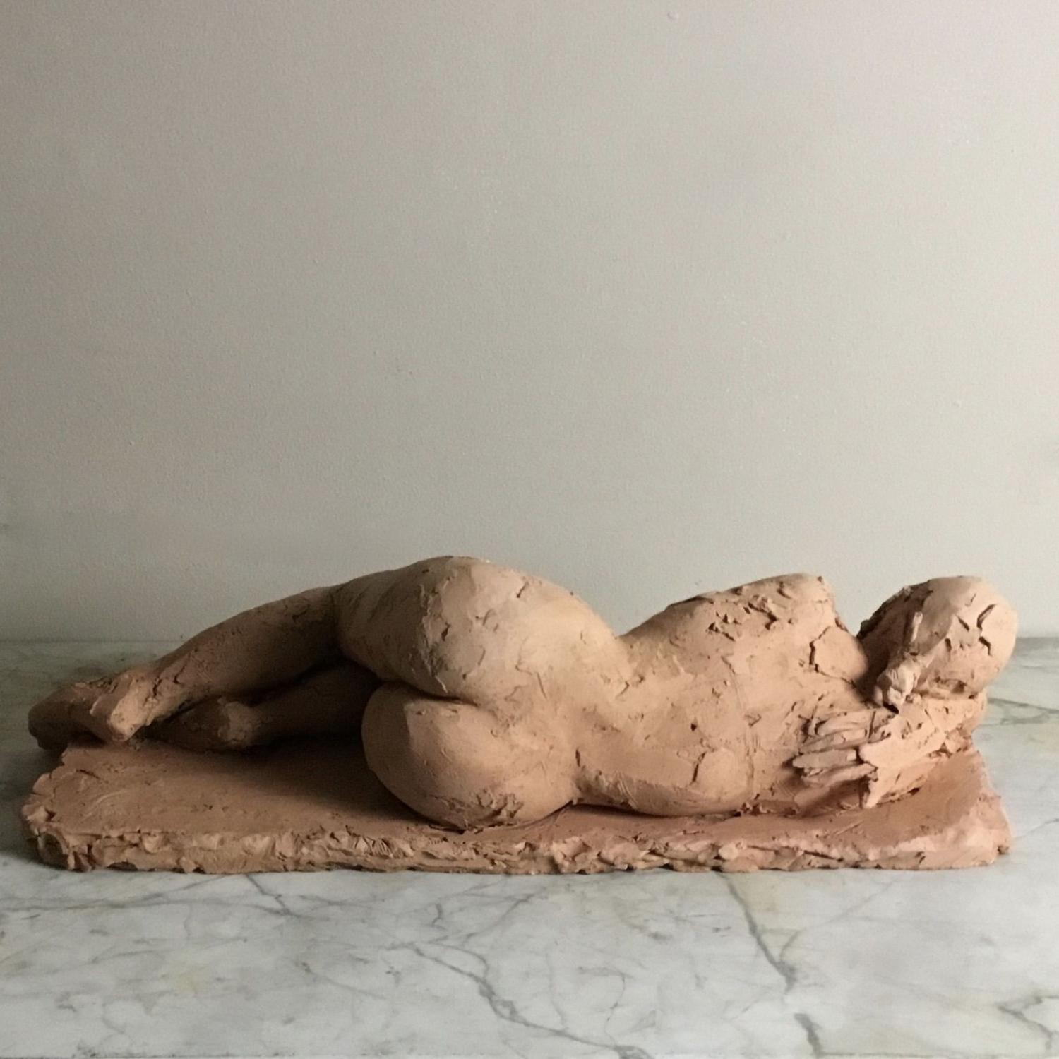 Reclining Female Nude Sculpture